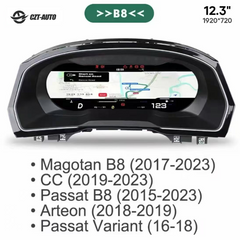 12.3" LCD Digital Cluster For Range Rover 2013-2017 L405 L494 Linux Digital LCD Dashboard Instrument Gauge Cluster
