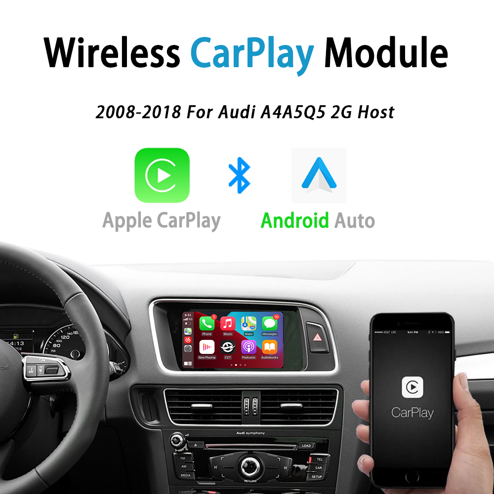 Audi A4 A5 Q5 Wireless Apple CarPlay Android Auto