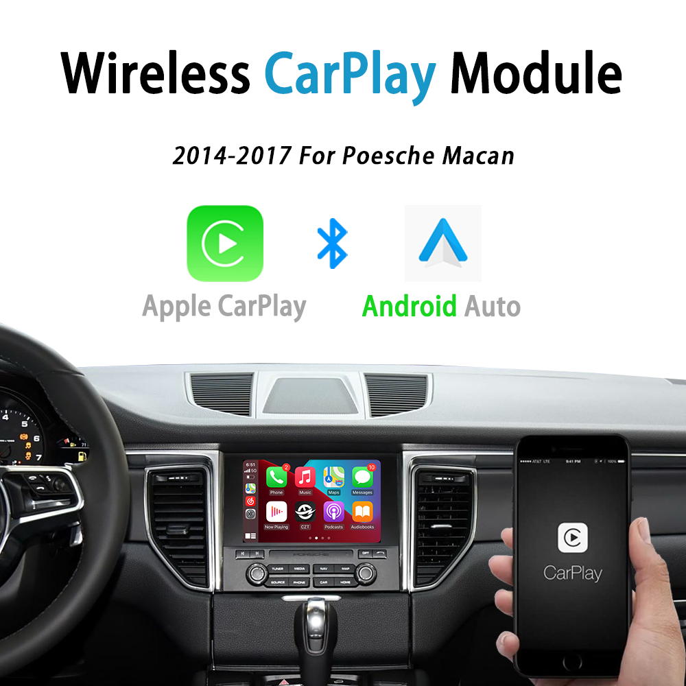 Poesche Macan Wireless Apple CarPlay Android Auto