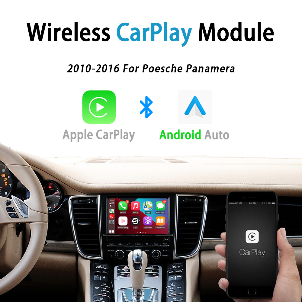 Poesche Panamera Wireless Apple CarPlay Android Auto