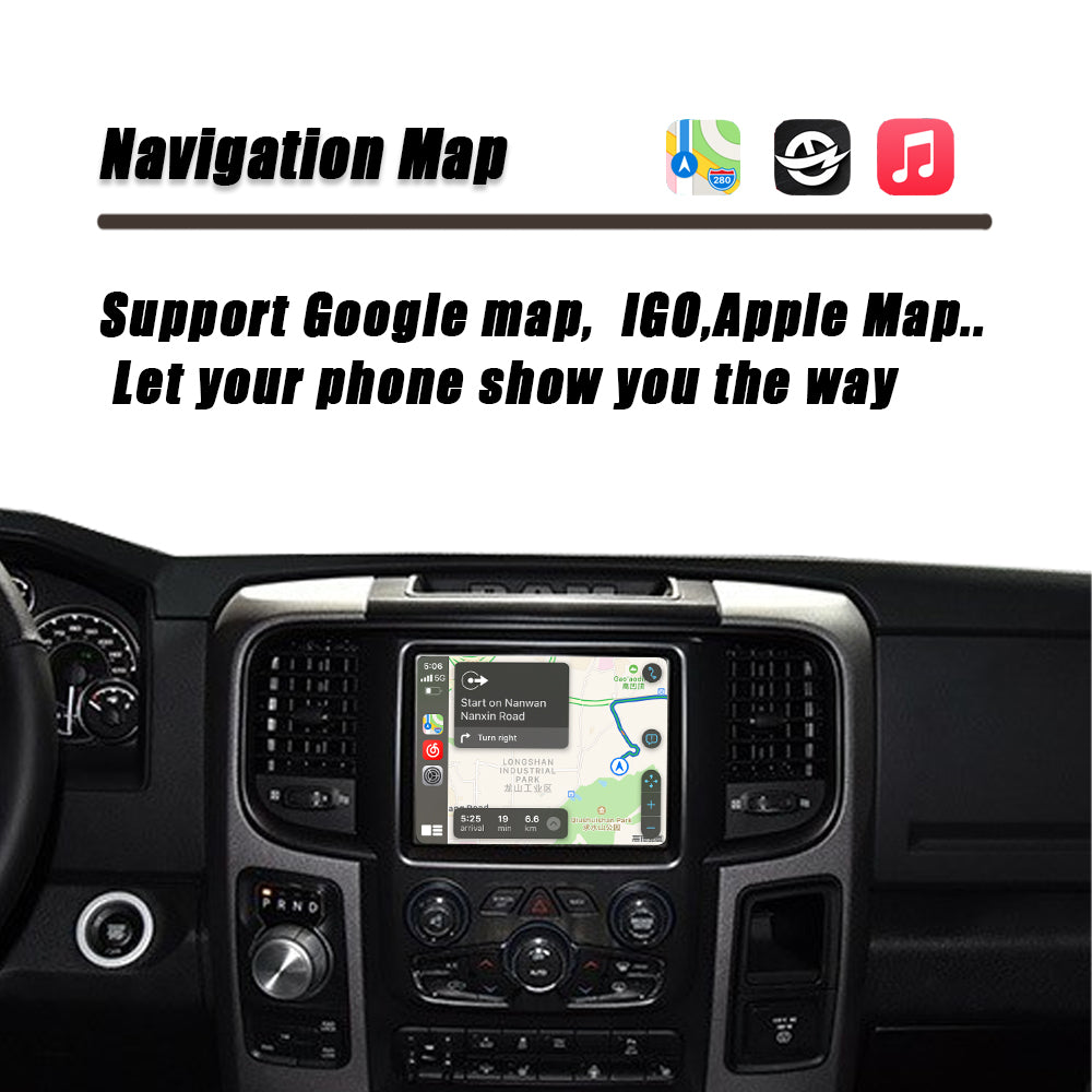 Dodge RAM Wireless Apple CarPlay Android Auto