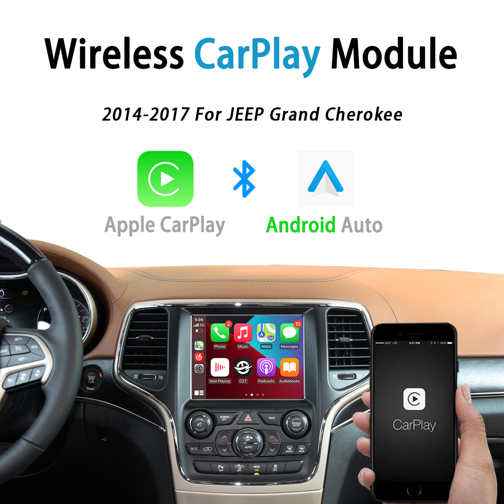 Jeep Grand Cherokee Wireless Apple CarPlay Android Auto