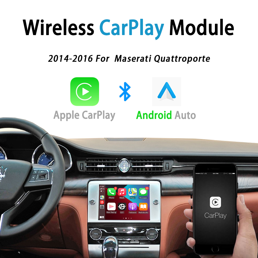 Maserati Ghibli Wireless Apple CarPlay Android Auto