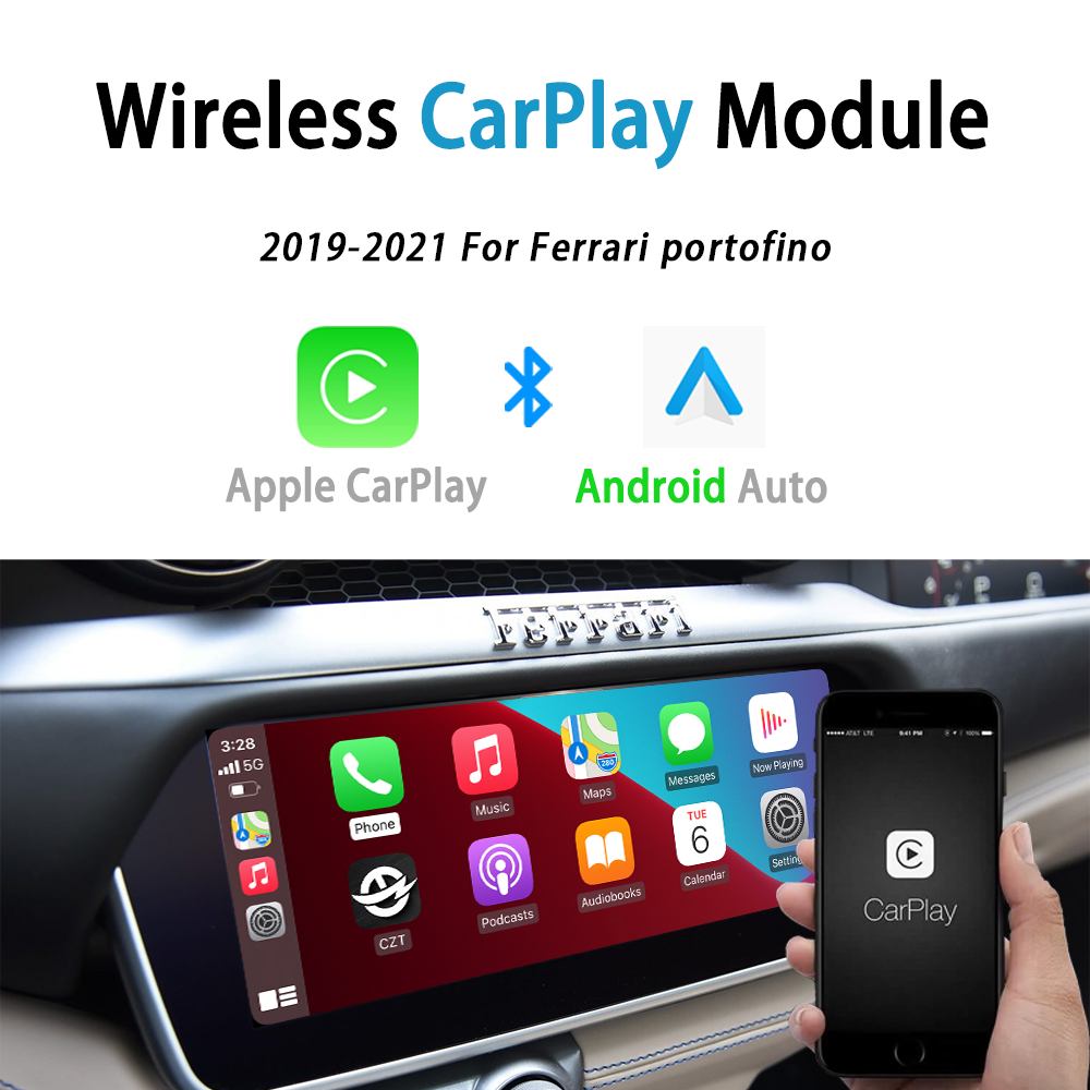 Ferrari portofino Wireless Apple CarPlay Android Auto